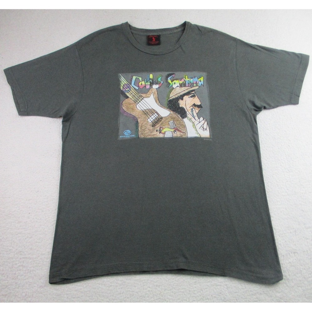 Carlos Santana Shirt Mens XL‎ 2006 Concert Band Art Graphic Tee Boys Girls Club